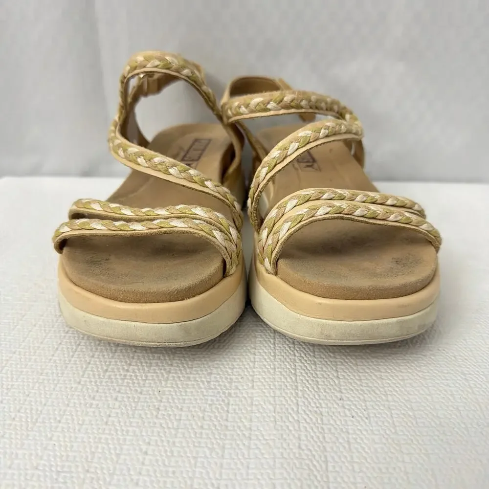 Pikolinos Palma Sandals Womens 7 Braided Strappy Platform Ankle Strap Comfort - Picture 2 of 13